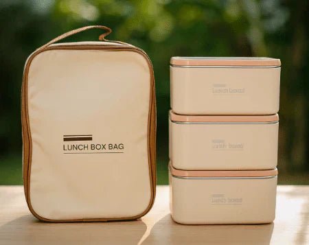 Lunch Box Set with Insulated Carry Bag - Falcon Mall