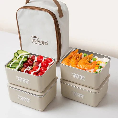 Lunch Box Set with Insulated Carry Bag - Falcon Mall