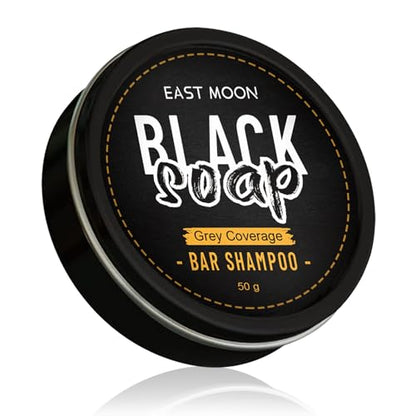 EAST MOON - Black Soap Bar Shampoo (Original) - Falcon Mall