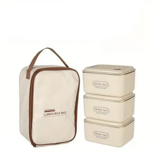 Lunch Box Set with Insulated Carry Bag - Falcon Mall